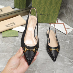 GG Flat Sandals black