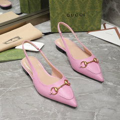 GG Flat Sandals pink