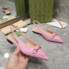 GG Flat Sandals pink
