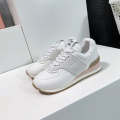 White And Light Gray Sneakers Canvas