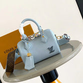 SPEEDY BANDOULIÈRE 18 IN BLUE HOUR CALFSKIN