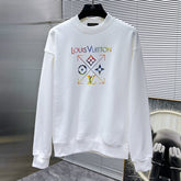 LV SWEATER IN WHITE COTTON 238811