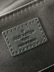 MESSENGER VOYAGER PM 33 IN GUN METAL MONOGRAM ECLIPSE CANVAS