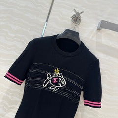 CC 25 T- shirt Black Wool