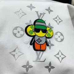 LV T-SHIRT IN WHITE COTTON 239497