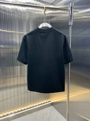 LV T-SHIRT IN BLACK COTTON 239496