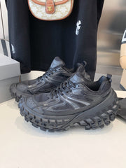 CHUNKY SNEAKERS IN BLACK POLYURETHANE, POLYESTER AND NYLON