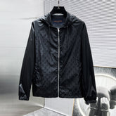 LV WINDBREAKER BLACK MONOGRAM 238808