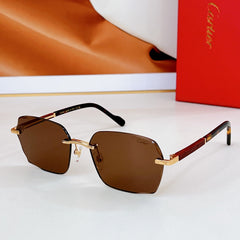 SANTOS SQUARE FRAME SUNGLASSES CT0483S IN METAL