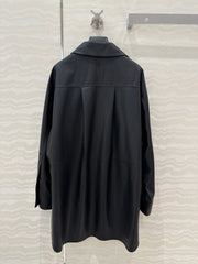 Loewe Shirt Jacket Black Lambskin