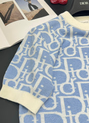 Dior 25 T-Shirt Light Blue Wool 232731