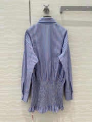 PRADA PREMIUM SHIRT DRESS WITH HIP-HUGGING DESIGN 276305