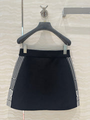 DIOR BLACK SPORTY MINI SKIRT