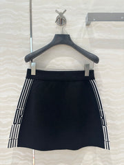 DIOR BLACK SPORTY MINI SKIRT