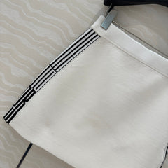 DIOR WHITE SPORTY MINI SKIRT