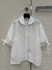 PRADA FASHION WHITE SHIRT 263951