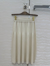 LP CREAM KNIT MIDI SKIRT