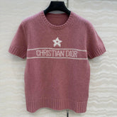 DIOR SHORT-SLEEVE CASHMERE SWEATER 264916