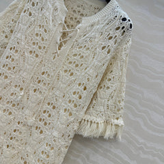 DIOR ELEGANT FRINGE DRESS 270063