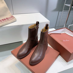 LP 25S KILDA ANKLE BOOT IN BROWN EBONY CALFSKIN