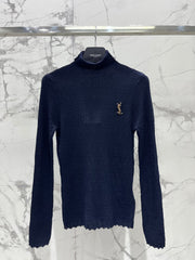 YSL 25S FITTED TURTLENECK SWEATER STYLE 183