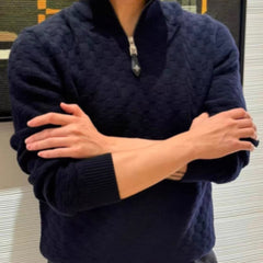 LV 25S HALF-ZIP SWEATER 0055