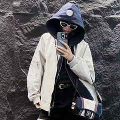 CHANEL 25S HOODED ZIP JACKET 382