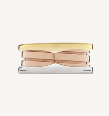 ZERO 1 THREE-BAND ROSE WHITE AND YELLOW RING