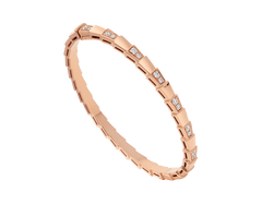 SERPENTI SMALL BRACELET PINK GOLD DIAMOND