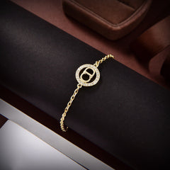 THE CD PEARL GOLD DIAMOND BRACELET
