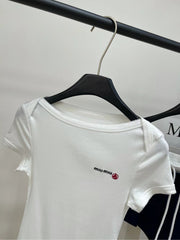 Miu 25 Body Suit White Cotton 208771