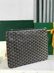 SENAT POCHETTE IN NAVY BLUE GOYARDINE CANVAS