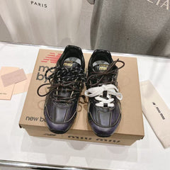 NBxMIU SNEAKER 530 IN BLACK CALFSKIN