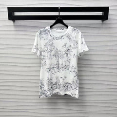 CD T-Shirt White Cotton Style 1