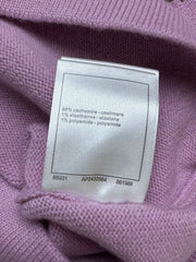 CC ICONIC SKIRT IN PINK WOOL KNIT WITH FRONT POCKETS