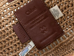 CHLOÉ 25S SUMMER BANANA HOBO BAG 36 IN LIGHT BROWN