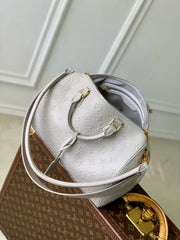 SPEEDY BANDOULIERE 30 IN GREY EMBOSSED CALFSKIN