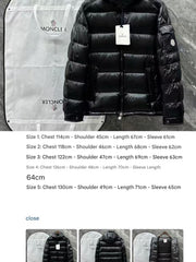MONCLER PUFFER JACKET IN BLACK