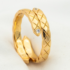 CRUSH TOI ET MOI RING PINK GOLD