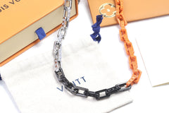 LV ORANGE BAMBOO SPLICING NECKLACE