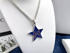 GHOST GG STAR PENDANT IN MIDNIGHT BLUE