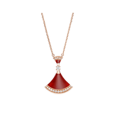 DREAM NECKLACE CARNELIAN DIAMOND