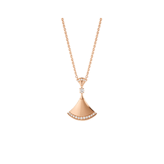 DREAM NECKLACE PINK GOLD DIAMOND