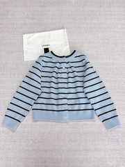 CC 25 Striped Cardigan Cashmere