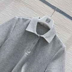 Loewe 2025 Draped Polo Shirt Cotton