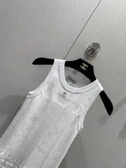 CC 25 Patterned Knitted Vest