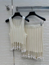 Loewe Fringe Set Ivory Cotton
