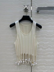 Loewe Fringe Set Ivory Cotton