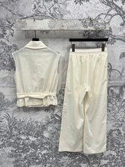 Loewe 25 Vest Suit Cotton Linen