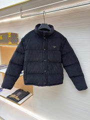 PRADA 25S VELVET PUFFER JACKET 458